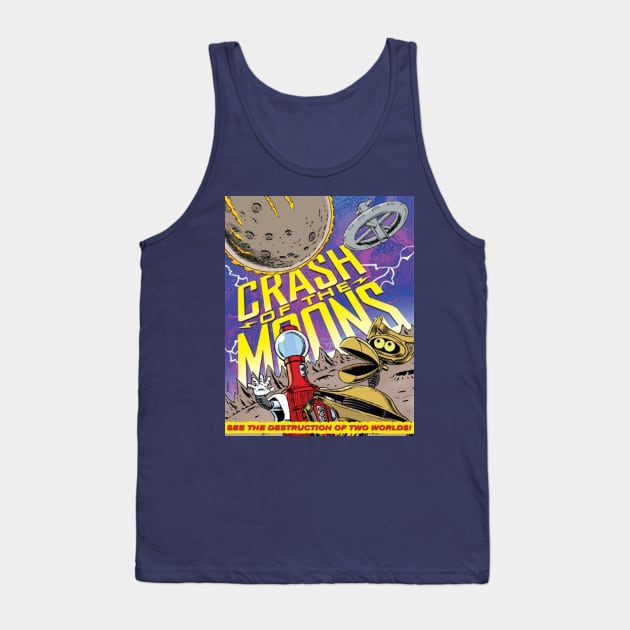 MST3K Mystery Science Promotional Artwork - Crash of the Moons Tank Top by Starbase79